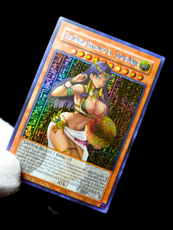 Yugioh The Winged Dragon of Ra - Sphere Mode Waifu Alt Art Secret Rare Custom - Image 5