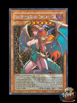 Yugioh Chaos Emperor Dragon - Envoy of the End Waifu Alt Art Secret Rare Custom - Image 1