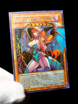 Yugioh Chaos Emperor Dragon - Envoy of the End Waifu Alt Art Secret Rare Custom - Image 4