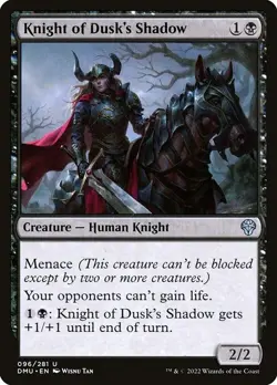 [MTG] Knight of Dusk's Shadow (096) (DMU) LP-HP - Image 1