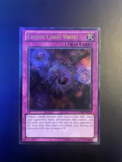 Yugioh Crush Card Virus DPKB-EN039 Ultimate Rare Unlimited Near Mint! - Image 1