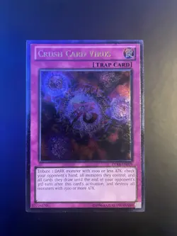 Yugioh Crush Card Virus DPKB-EN039 Ultimate Rare Unlimited Near Mint! - Image 2