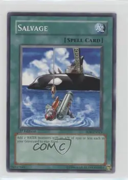 Salvage 1st Ed. YuGiOh Fury From the Deep Structure Deck #SD4-EN023 2005 - Image 1