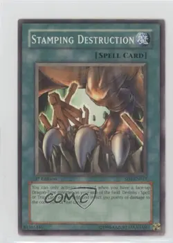 Stamping Destruction 1st Ed. YuGiOh Dragon's Roar Structure Deck #SD1-EN017 2005 - Image 1