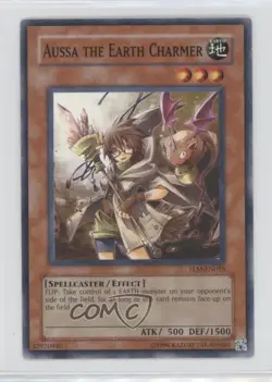 Aussa the Earth Charmer YuGiOh The Lost Millenium #TLM-EN026 2005 - Image 1