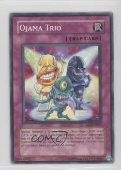 Ojama Trio Unlimited YuGiOh Chazz Princeton Duelist Pack #DP2-EN027 2006 - Image 1