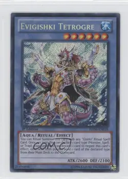 Evigishki Tetrogre 1st Ed. YuGiOh Hidden Arsenal 6: Omega Xyz #HA06-EN018 - Image 1