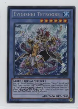 Evigishki Tetrogre 1st Ed. YuGiOh Hidden Arsenal 6: Omega Xyz #HA06-EN018 - Image 1