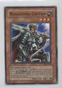 Marauding Captain 1st Ed. YuGiOh Warrior's Triumph Structure Deck #SD5-EN009 - Image 1