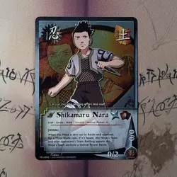 Naruto CCG - Shikamaru Nara PR us003 Exclusive Promo Holo NM English Card - Image 1