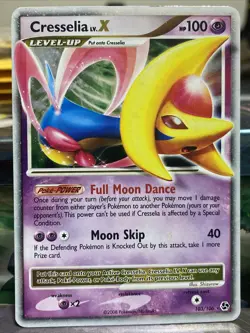 Pokemon TCG Cresselia LV.X Holo Rare Card Great Encounters 103/106 - Image 1