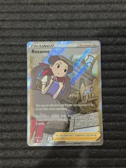 Pokemon Roxanne Trainer Crown Zenith Galarian Gallery Holo Card GG66/GG70 - Image 1