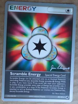 Scramble Energy 89/101 Non-Holo "World Championships 2008" Pokemon Card - NM - Image 1