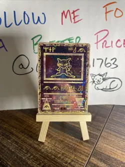 Ancient Mew Holo Holographic Pokemon Card Promo 1999-2000 Wizards Rare Holo - Image 1