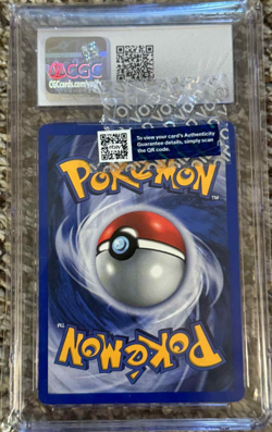 Pokemon Solid Yellow Filler Card WotC Style CGC Mint 9 Error Misprint Card M Eng - Image 2
