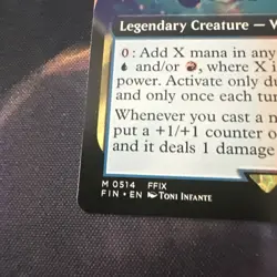 Vivi Ornitier Extended Art Final Fantasy Magic the Gathering Card 0514 Regular - Image 2