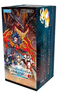 PHANTASY STAR ONLINE 2 TRADING CARD GAME BOOSTER Vol.1-2 BOX - Image 1