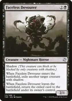[MTG] Faceless Devourer (115) (TSR) LP-HP - Image 1