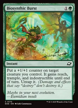 MTG Edge of Eternities *FOIL* C Biosynthic Burst #0173 - Image 1