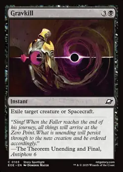 MTG Edge of Eternities *FOIL* C Gravkill #0103 - Image 1