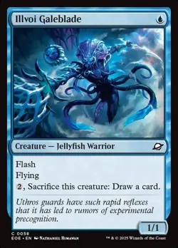 MTG Edge of Eternities *FOIL* C Illvoi Galeblade #0058 - Image 1