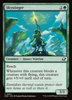 MTG Edge of Eternities *FOIL* C Skystinger #0207 - Image 1