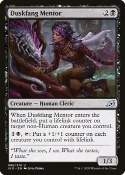 [MTG] Duskfang Mentor (086) (IKO) LP-HP - Image 1