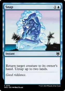 SNAP x1 mtg NM-M Commander Wilds of Eldraine 1 Common - Image 1