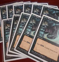 DARK RITUAL x1 mtg NM 4th Edition 1 Common Unplayed - Image 1