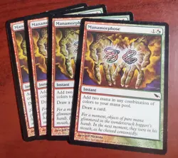 MANAMORPHOSE x4 mtg HP Shadowmoor 4 Common - Image 1