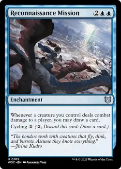 RECONNAISSANCE MISSION x1 mtg NM-M Commander Wilds of Eldraine 1 Unc - Image 1