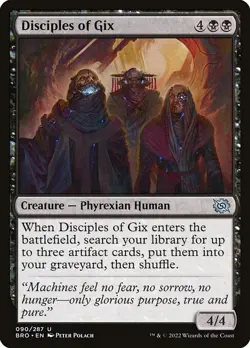[MTG] Disciples of Gix (090) (BRO) LP-HP - Image 1