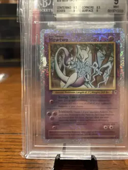 2002 Pokemon Legendary Collection Mewtwo #29 Reverse Foil Rare BGS 9 - Image 4
