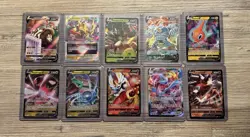 Mixed Lot Of Pokemon TCG Holos V Cards x10 Sword & Shield Era - Image 1