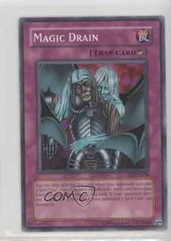 Magic Drain Unlimited YuGiOh Invincible Fortress Structure Deck #SD7-EN028 2006 - Image 1