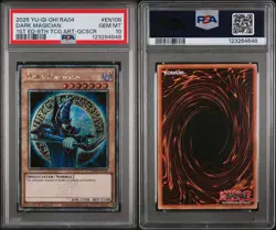 Yugioh PSA 10 2025 Dark Magician RA04-EN106 QCR 1st Edition "9th Art" - Image 3