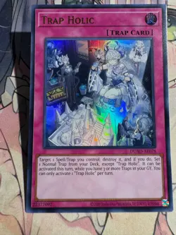 UNCENSORED ART Yugioh Asian English Trap Holic DUAD-AE078 Ultra rare Labrynth - Image 3