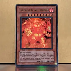 YuGiOh • Infernal Flame Emperor • SD3-EN001 • 1st Edition Ultra Rare • LP - Image 2