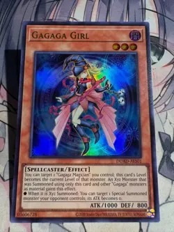 UNCENSORED ART Yugioh Asian English Gagaga Girl DUAD-AES01 Ultra rare - Image 1