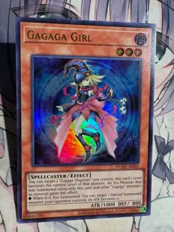 UNCENSORED ART Yugioh Asian English Gagaga Girl DUAD-AES01 Ultra rare - Image 3
