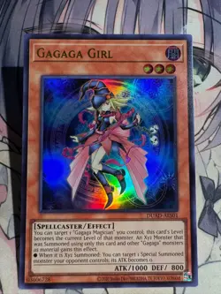 UNCENSORED ART Yugioh Asian English Gagaga Girl DUAD-AES01 Ultra rare - Image 4