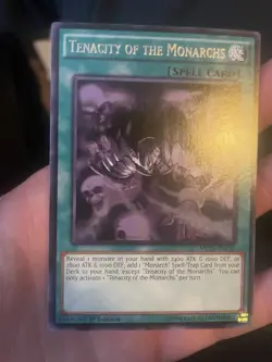 Yugioh Tenacity Of The Monarchs MP15-EN232 Rare 1st Edition lp - Image 1