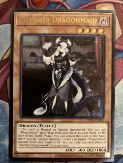 Yugioh! Chamber Dragonmaid - OP28-EN002 - Ultimate Rare - OTS 28 - Image 2