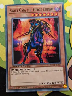 Swift Gaia the Fierce Knight - SBCB-EN005 - Common - Yugioh - Image 1