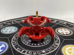 Bakugan BakuTech Pyrus Let’s Gao & Ability Card Japan Import MG Rare - Image 3