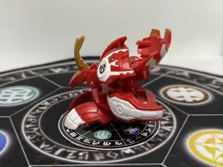 Bakugan BakuTech Pyrus Let’s Gao & Ability Card Japan Import MG Rare - Image 4