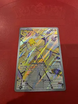 Joltik 150/142 Stellar Crown IR Holo Pokemon Card Excellent Condition - Image 1