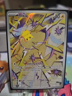Joltik 150/142 Stellar Crown IR Holo Pokemon Card Excellent Condition - Image 1