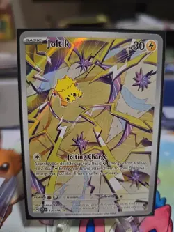 Joltik 150/142 Stellar Crown IR Holo Pokemon Card Excellent Condition - Image 2
