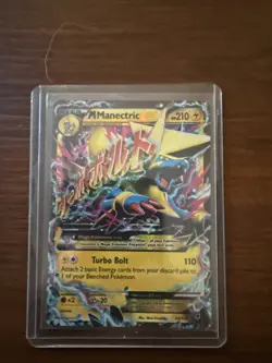 Mega Manectric Ex 24/119 - XY Phantom Forces Holo Rare Pokemon Card NM - Image 1